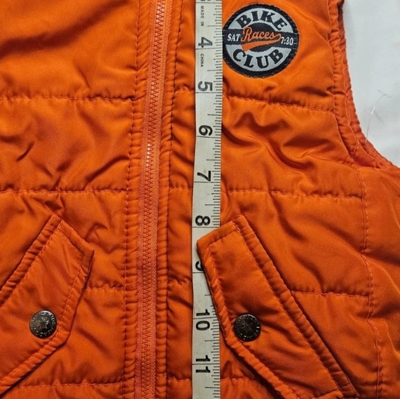 Kids Headquarters Boys Bright Orange Vest With Full Zipper Size 18 Months - Picture 8 of 10